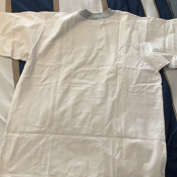 This is a white vintage shirt from Fresh Produce Sportswear. It is a size medium - Picture 2 of 2